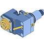 BMT55 DIN1809 AXIAL DRILLING MILLING HEAD ER25A OFFSET L=45 mm SPEEDER 1:2 FOR DAEWOO